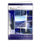 Wenskaart Happy Year Wenskaart, Zilver, met Envelop