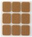 Inofix Patches 29 x 23 mm Vilt Sticker Brun