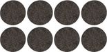 Cosy & Trendy Meubelviltjes - Zwart - 8 stuks - 2,6 cm
