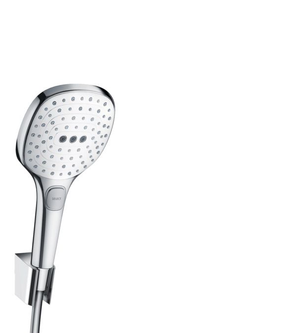 Hansgrohe Raindance Select E 120 badgarnituur - chroom/wit