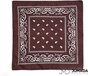 Jumada's Boerenzakdoek - Cowboy Zakdoek - Bandana - Dames - Heren - Bruin