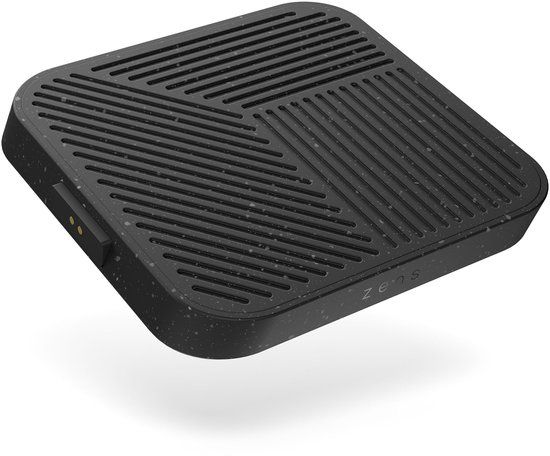 Zens Modular Single Wireless Charger hoofdstation 1× Qi 15 W uitbreidbaar draadloze lader Zwart