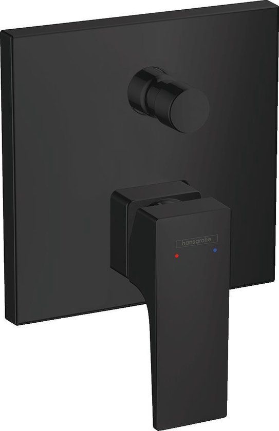 Hansgrohe Metropol ééngreeps badmengkraan afbouwdeel mat zwart