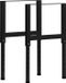 vidaXL - Werkbankframes - verstelbaar - 2 - st - 55x(69-95,5) - cm - metaal - zwart