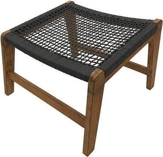 Your Own Living Loungestoel Verton - BruinAntraciet - Loungestoel - Touw - Volwassenen