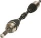 Maxgear arbre de transmission longueur 654 mm denture extérieure côté roue 28 côté différentiel 24 diamètre joint 82 mm