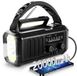 Unyqoos® Radio portable d'urgence avec grande pile et chargeur solaire pour extérieur