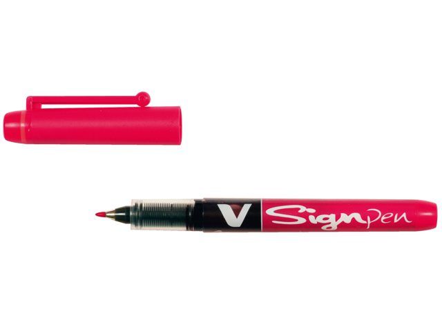 Pilot Fineliner V-Sign rood 0.6mm