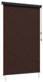 Store Brun 140 x 250 cm Tissu et Aluminium