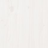VidaXL Plantenbak 70x40x26,5 cm Grenenhout Wit