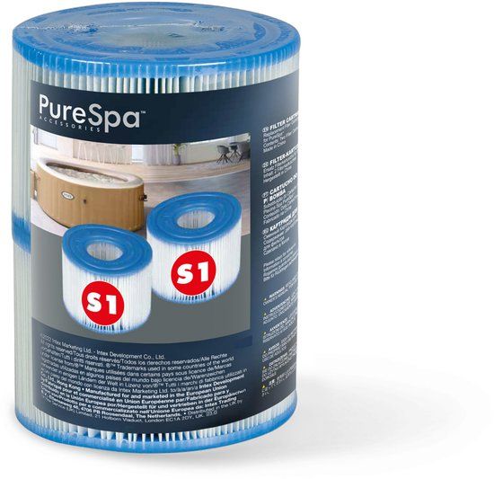 Intex Filter Cartridge Twin Spa S1 - 2 Pack