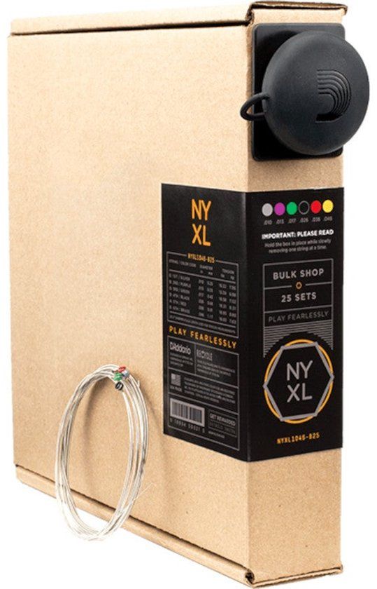 D'ADDARIO NYXL1046-B25 Electric Guitar Strings - Light (10-46) - 25 Pack