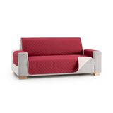 Maxifundas Maui Bankhoes voor 4-zits, gewatteerd, omkeerbaar, extra zacht, rood/beige