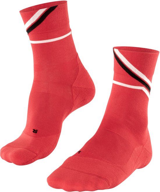 FALKE RU4 130 Years anti-blaar katoen functioneel materiaal hardloopsokken dames rood - maat 41-42