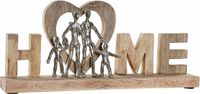 DKD Home Decor Decoratief figuur, Aluminium, Bruin