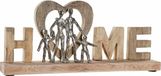 DKD Home Decor Decoratief figuur, Aluminium, Bruin