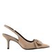 Graceland satijnen slingback pumps taupe