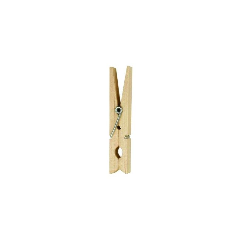 MSV Wasknijpers - Hout - 36 stuks - 7 cm