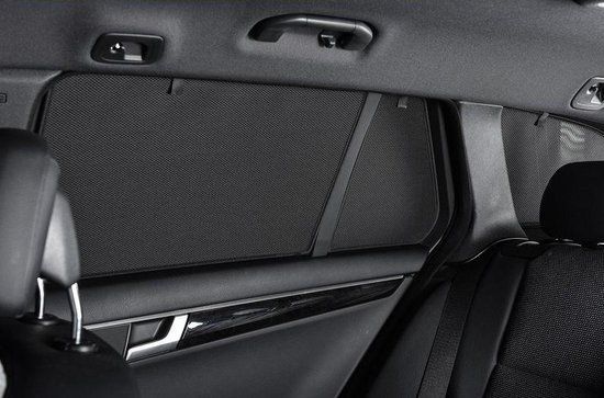 Carshades zonneschermen 2-delige set Toyota Avensis Station vanaf 2009 originele pasvorm zwart clipsysteem