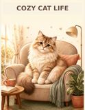 COZY CAT LIFE Coloring Book