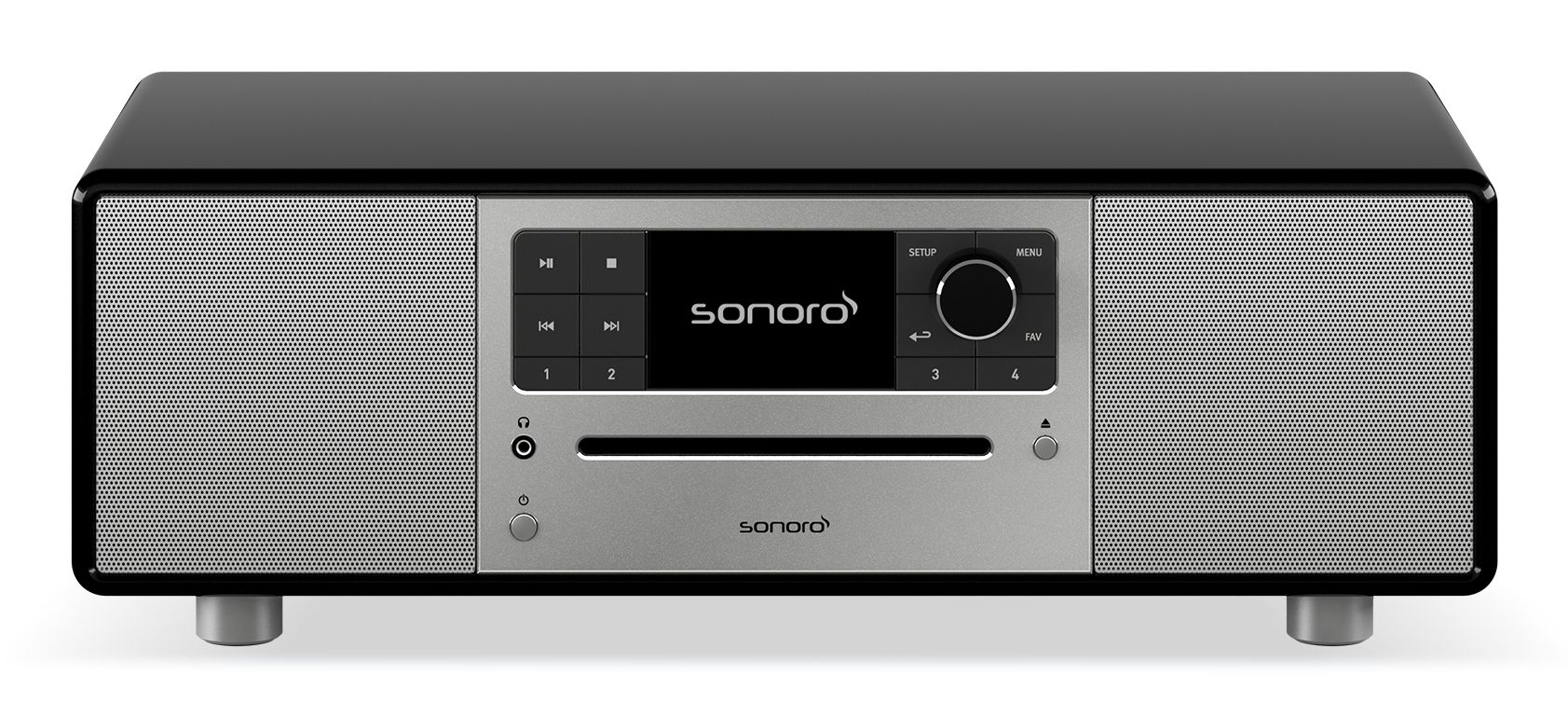 Sonoro PRESTIGE Home audio-minisysteem - Grafiet, Zilver