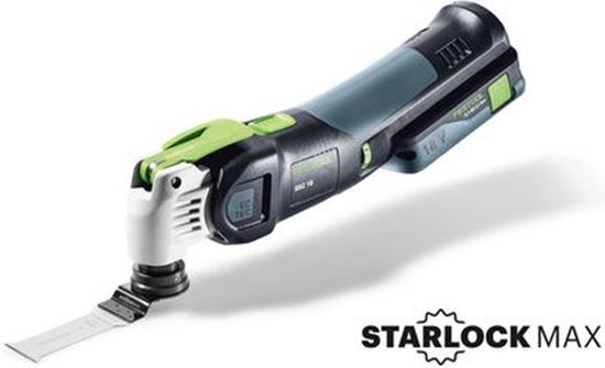 Festool VECTURO OSC 18 HPC 4.0 EI-Plus - 18V Accu Oscillerende Multitool Set (1x 4.0Ah) - 576595