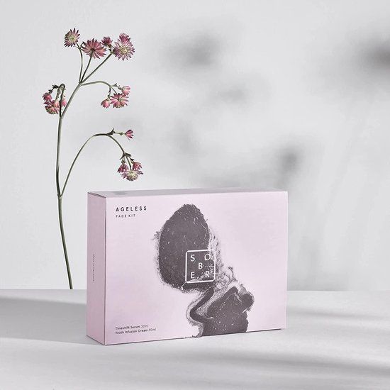Sober Ageless Face Kit - Anti-Aging Skincare Set for All Skin Types - 2 Pieces