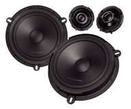 PIONEER TS-Q160C-FD 16,5 cm (6,5") 2-weg component luidspreker voor Ford & Mazda (350W max., 50W RMS), aparte tweeter