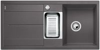 Blanco Spoelbak Metra 6S-F SGR rock grey dubbele spoelbak 99 cm grijs