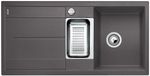 Blanco Spoelbak Metra 6S-F SGR rock grey dubbele spoelbak 99 cm grijs