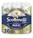 Scottonelle Toiletpapier, zacht en duurzaam, dermatologisch getest, 36 rollen Maxi