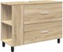 vidaXL Meuble de salle de bain chêne Sonoma 80 x 35 x 60 cm