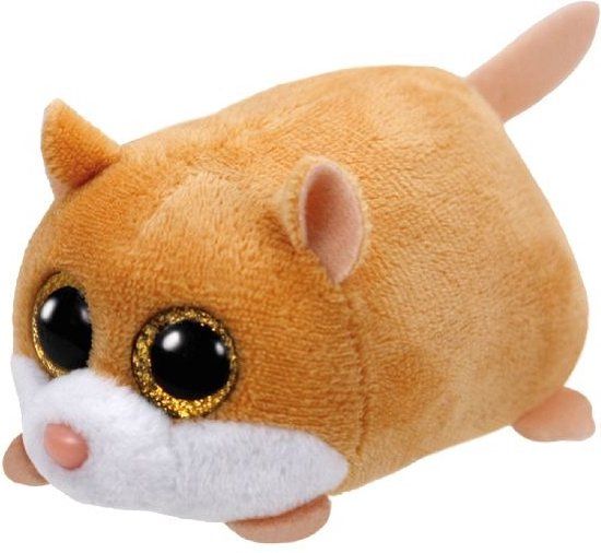 TY Teeny Peewee Knuffel Hamster Bruin 10cm - 0008421422173