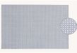 G. Wurm Luxe Tafel placemats Louvre - grijs - kunststof - 45 x 30 cm - Onderleggers
