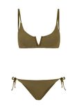 Shiwi Bikini set LEAH SCOOP SET STRUCTURE - forest green cyprus - 38