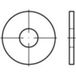 TOOLCRAFT Rondelle 26 mm 72 mm Acier zingué par galvanisation 50 pièce(s) 146452