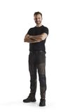 Blåkläder Service Werkbroek met stretch 1456-1845 - Groen/Zwart - C156