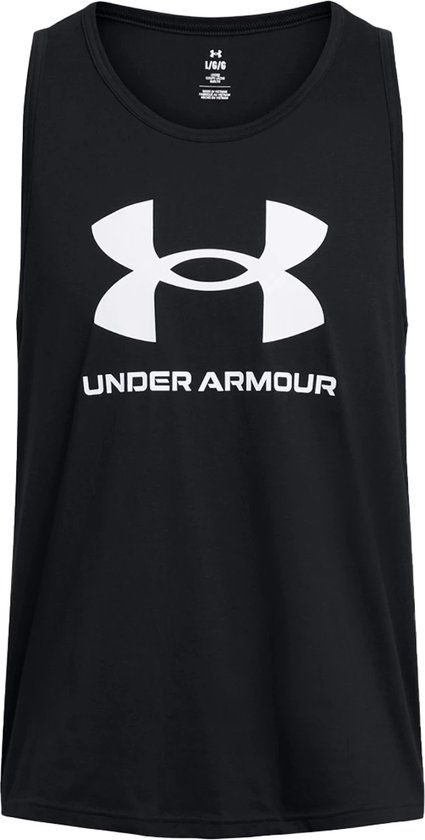 Under Armour Sportstyle Logo Tanktop - Zwart - XS - Heren