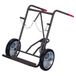 Variofit Gasflessenwagen voor 2x 40-50 liter flessen, met steunwiel
