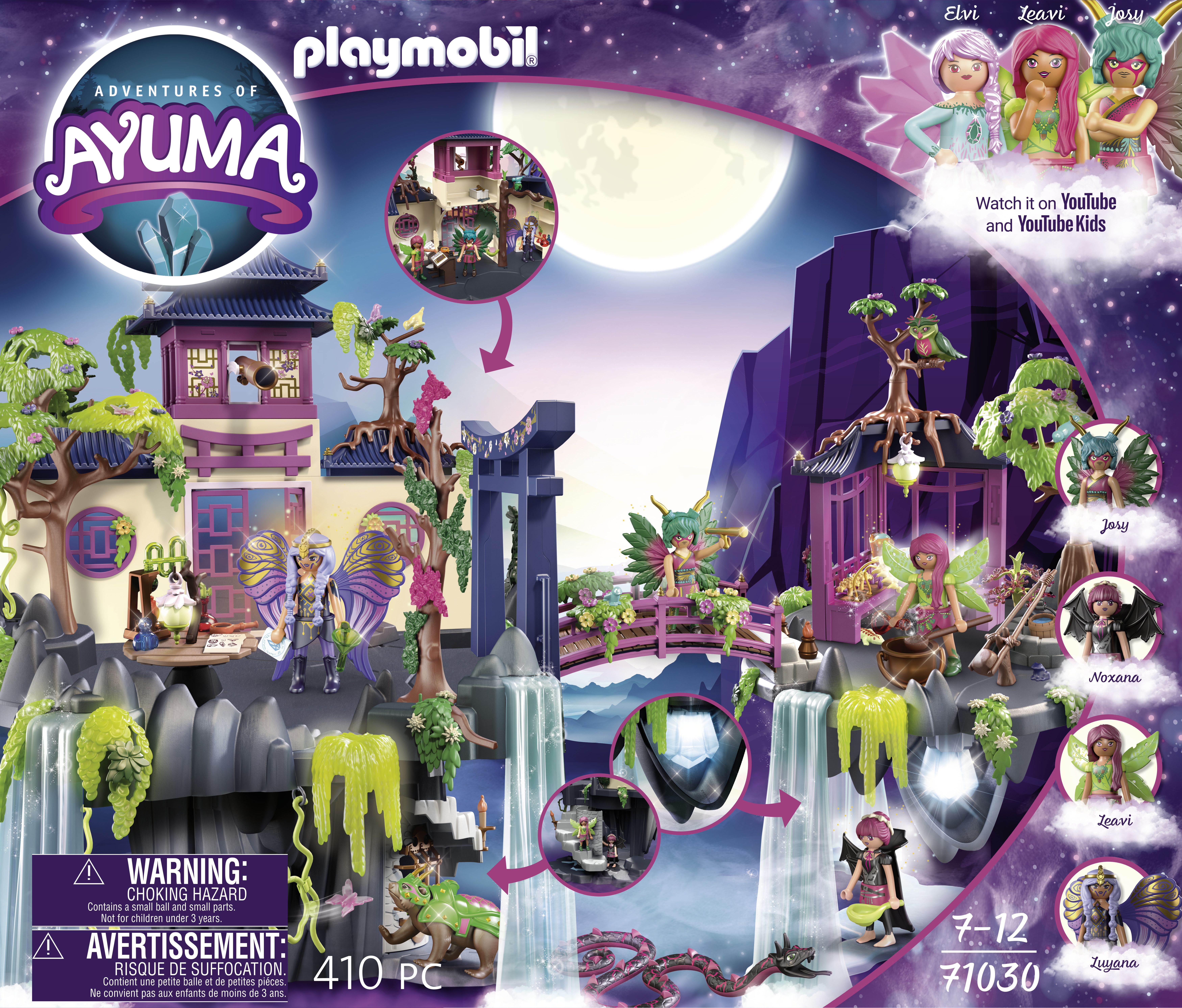 PLAYMOBIL Adventures of Ayuma Fairies Academy - 71030 - Action/Adventure Set - 410 Pieces - Ages 7+