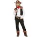 Widmann 02597 Cowboy Kinderkostuum, shirt met vest, broek en halsdoek, maat 140