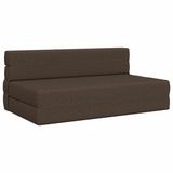 vidaXL Vouwbare Sofa Bed Taupe Stof 152 x 86,5 x 60 cm
