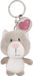 Nici Sleutelhanger Hart Junior 7 Cm Pluche/polyester Beige/roze