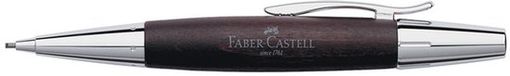 Faber-Castell E-motion vulpotlood - chroom donkerbruin perenhout - 1.4 mm
