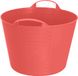 Excellent Houseware Flexibele emmer - rood - 15 liter - kunststof - 35 x 29 cm