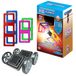 MAGNIKON 2 klikken wielen & 2 rechthoeken & 2 super rechthoeken voor magnetische bouwstenen