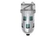 Speciale RIEGLER Special filter "Standard" with PC holder and protective cage, 0.01 μm, BG 2, G 3/8, PE max. 16 bar, drain valve: HA