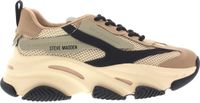 Steve Madden Possession-E Dames Sneakers - Khaki/Zwart - Maat 38