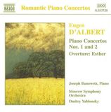 Outhere Naxos D'Albert: Piano Concertos Nos. 1 And 2, Overture: Esther (CD)