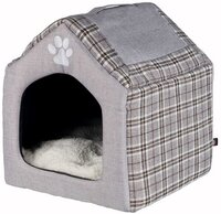 Trixie Relax Iglo Silas Hondenhuis - Grijs/Crème - 40x40x45 cm